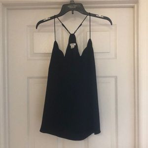 JCrew scalloped top